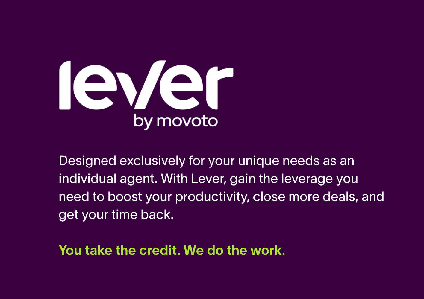 Lever by Movoto